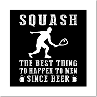 Smash and Sip: 'Squash - Better Than Beer & Wine' Funny T-Shirt Posters and Art